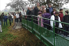 Inauguration de la passerelle