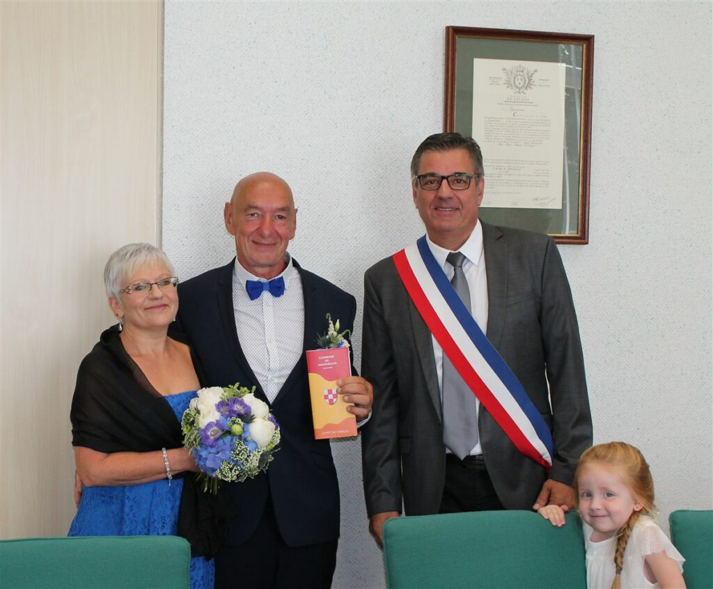 Mariage de Bernard KAYSER et de Gabrielle BAUR