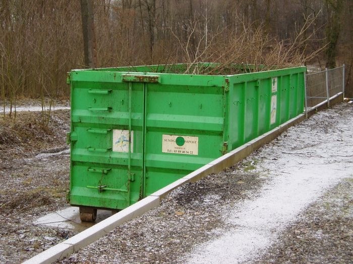 Benne à déchets verts