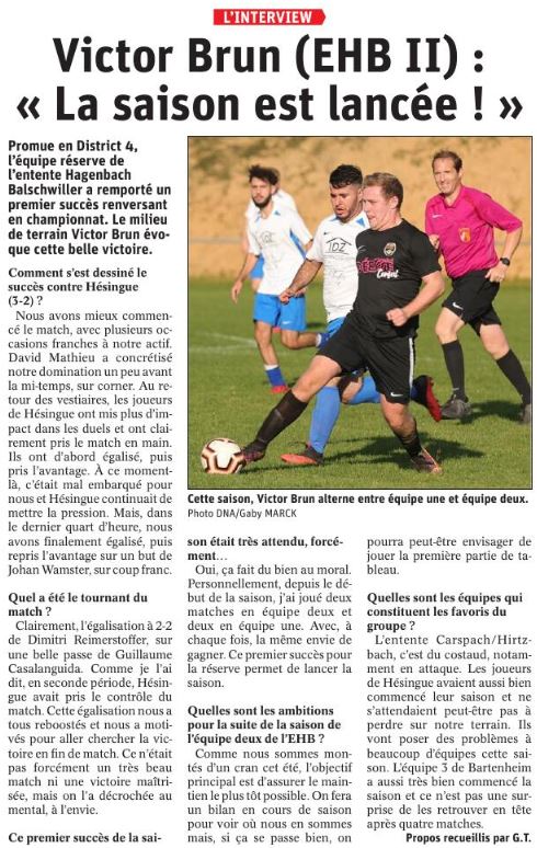 Journal l'Alsace du 11 octobre 2022