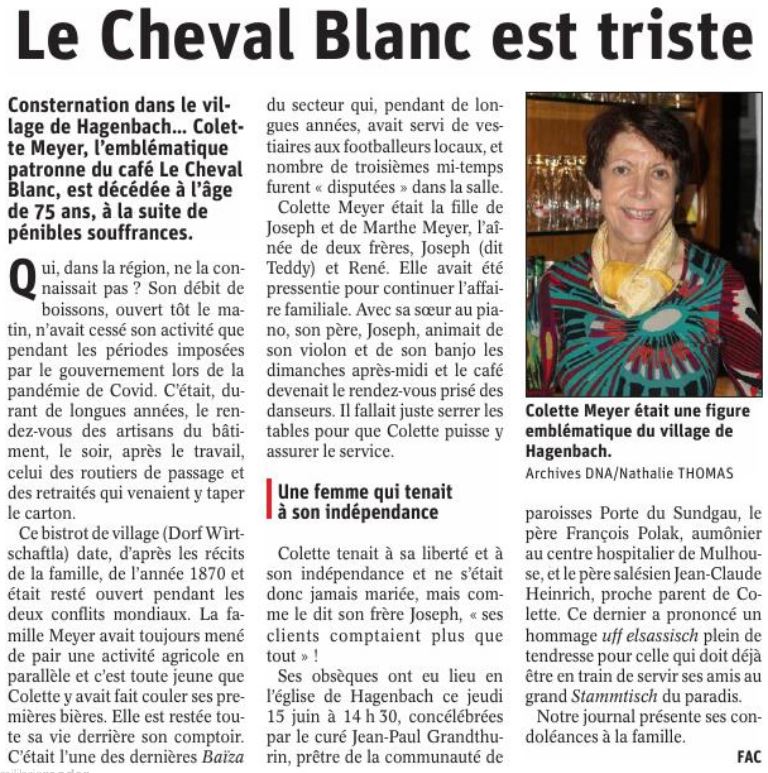 L'ALSACE du 18 juin 2023