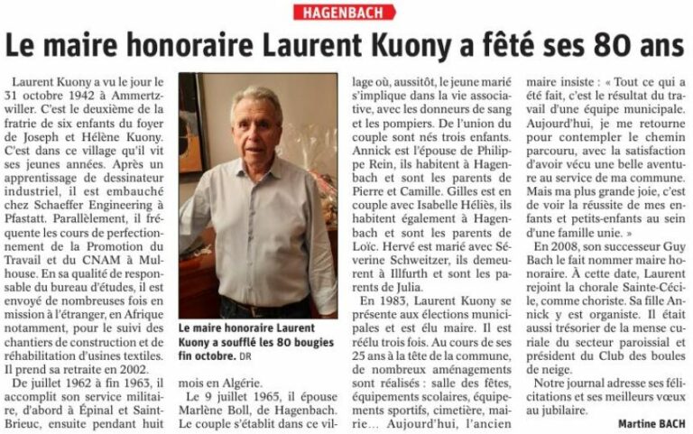 L'Alsace du 20 novembre 2022