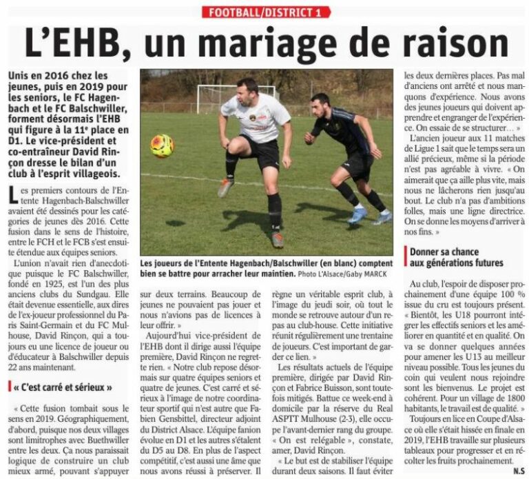 L'Alsace du 21 mars 2022