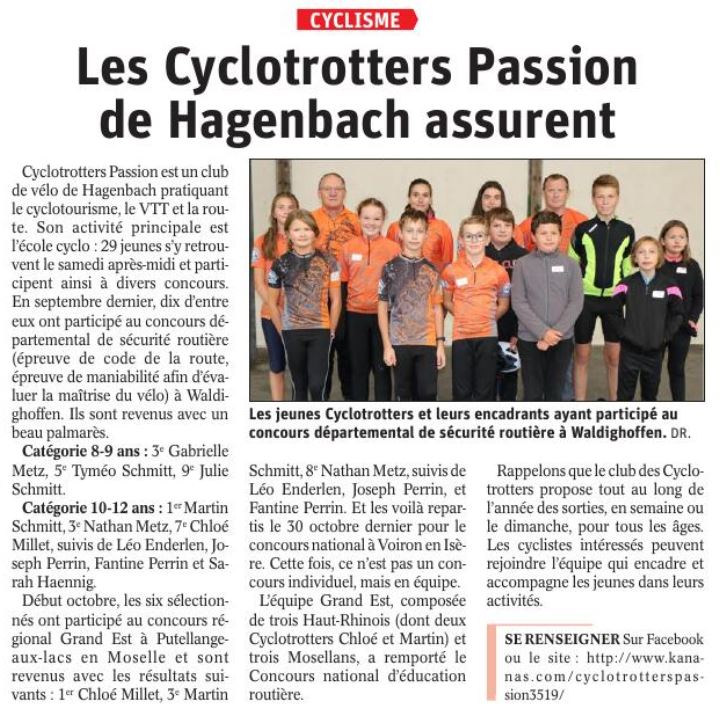 L'Alsace du 27 novembre 2021