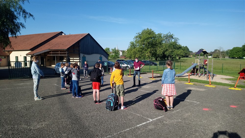 Réouverture de l'école de Hagenbach - Mai 2020