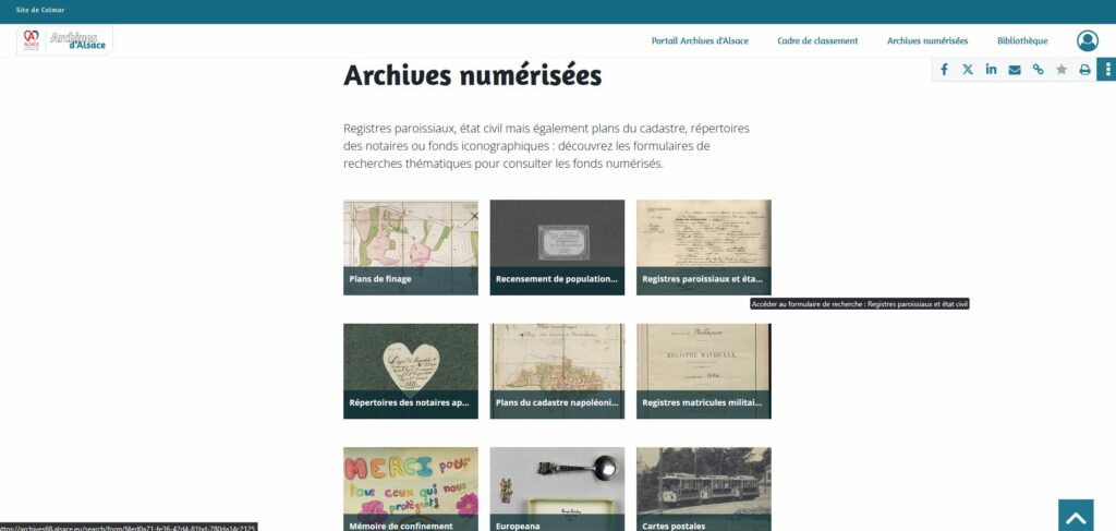 Archives numérisées